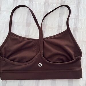 lululemon athletica Flow Y Espresso Sports Bra NWOT Sz 6